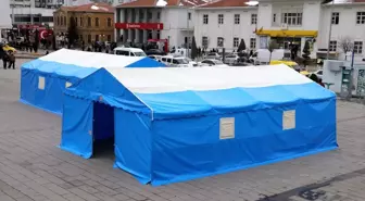 Yozgat Belediyesinden taziye çadırı hizmeti