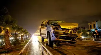 Antalya'da zincirleme trafik kazası: 8 yaralı