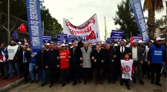 İncirlik'te işten çıkarılmalara karşı eylem