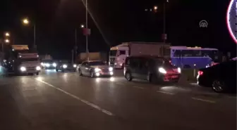 Tankerdeki gaz sızıntısı nedeniyle Karadeniz Sahil Yolu ulaşıma kapatıldı