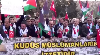 Şanlıurfa'da ABD'nin sözde Orta Doğu barış planı protesto edildi