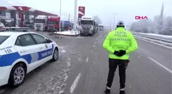 Tokat'ta kar yağışı ulaşımı aksattı