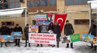 Afşin'de, ABD'nin sözde Orta Doğu Barış Planı protesto edildi