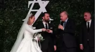 Cumhurbaşkanı Erdoğan, Ayşe Şahin ve Zafer Topaloğlu'nun nikah törenine katıldı