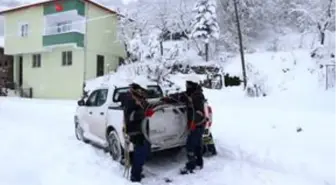 Sivas'ta enerji timlerinin kar ve karanlıkla mücadelesi