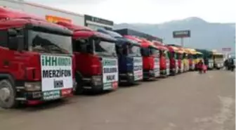 Amasya'dan İdlib'e 13 tırlık yardım