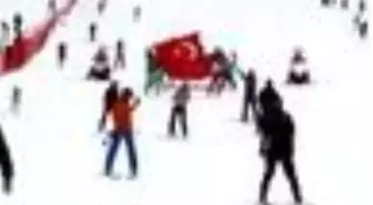 Erzincan'da kayakçılardan Yunan Vekil Lagos'a tepki