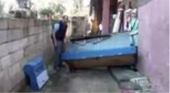 İslahiye'de ev yangını