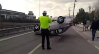 İzmir'de asker uğurlamasından dönen araç takla attı: 1 ölü, 4 yaralı