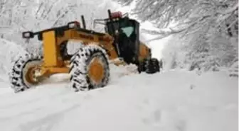 Karabük'te kapalı köy yolları açıldı