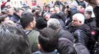Aynı sendikanın üyeleri arasında gerginlik yaşandı