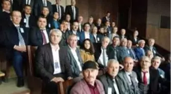 Çan muhtarları TBMM'de AK Parti grup toplantısına katıldı