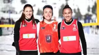 Kar voleybolunda kadınların hedefi Avrupa Şampiyonası'nda altın madalya