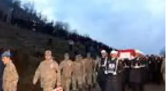 Çığ şehidi Mesut Deniz toprağa verildi