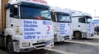 'Elden Ele Gönülden Gönüle, Üsküdar'den İdlib'e Kampanyası'