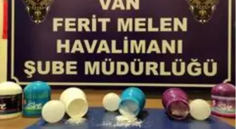 Deodorant şişesine zulaladığı uyuşturucuyla uçağa binmek isterken yakalandı