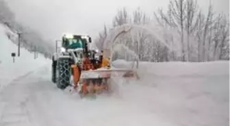 Erzincan'da kar ve tipiden 75 köy yolu ulaşıma kapalı