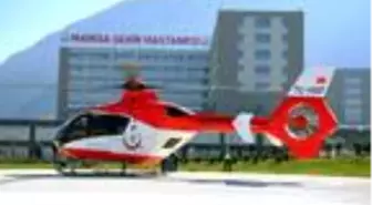 Manisa Şehir Hastanesi, ambulans helikopterle gelen ilk hastasını kabul etti