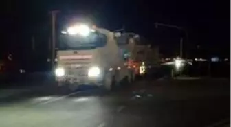 Suriye sınırına tank ve ZPT sevkiyatı