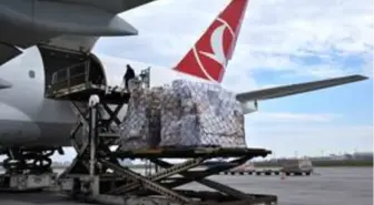 Turkish Cargo, Çin'e insani ve tıbbi yardım malzemesi taşıdı