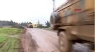 Hatay suriye sınırına askeri araç sevkiyatı
