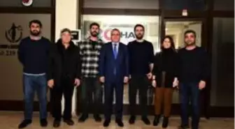 Vali Deniz'den İHA'ya ziyaret