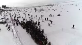 Erciyes'te hafta sonu yoğunluğu