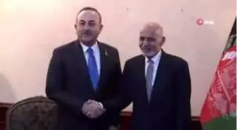 Bakan Çavuşoğlu, Afganistan Cumhurbaşkanı Gani ile görüştü