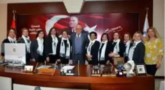 Başkan Posbıyık ziyaretçilerini ağırladı