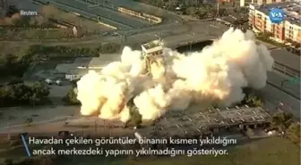 Dallas'ta Dinamitle Patlatılan Bina Ayakta Kaldı