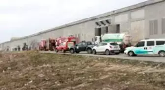 Adıyaman'da korkutan fabrika yangını