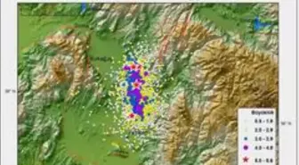 Manisa'da 28 günde 3 bin 774 deprem kaydedildi