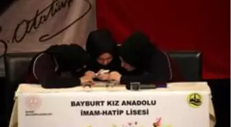 Bayburt konulu bilgi yarışması kıran kırana geçti