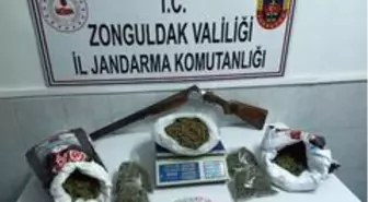 Zonguldak'ta 5 kilo kubar esrarla yakalanan 2 kişi tutuklandı