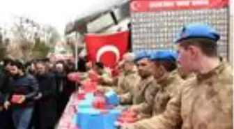 Çığ şehitleri için mevlit okutuldu