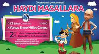 Çocukların masal kahramanlarıyla buluşması hayvanlara umut olacak