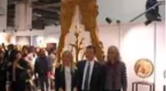 Sanat ve antika fuarında 'Barış Ağacı' ilgi gördü