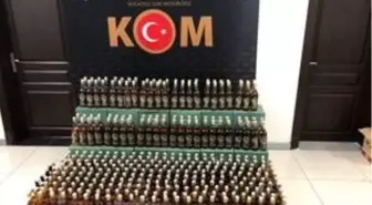 Mersin'de sahte içki operasyonunda 2 şüpheli yakalandı