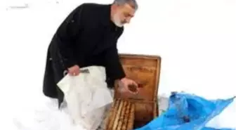 Ağrı'da arıcıların zorlu kış mesaisi