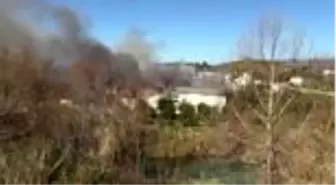 Havalandırma ve soğutma atölyesinde çıkan yangın söndürüldü