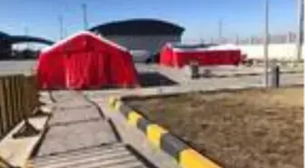 Dilucu Sınır Kapısı'na sahra hastanesi kuruldu