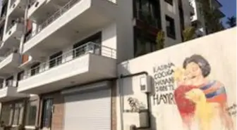 'Kadına, çocuğa ve hayvan şiddetine hayır' teması sokak duvarlarına işlendi