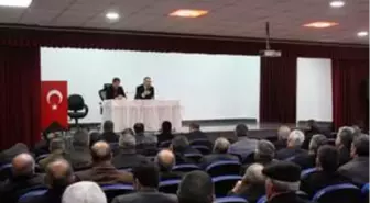 Kaymakam Çelik, muhtarlarla buluştu