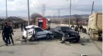 Kırıkkale'de zincirleme trafik kazası: 2 yaralı