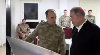 Bakan akar, sınırdaki birliklerde incelemelerde bulundu