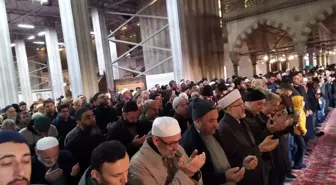 Sultanahmet Camii'nde 'İblib şehitleri' için gıyabi cenaze namazı kılındı