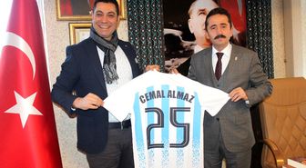 UYAFA Koordinatörü Güney'den Almaz'a ziyaret