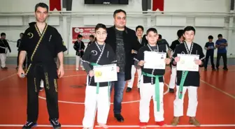 Bagaturcu sporcuların kuşak heyecanı