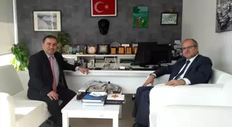 Basın İlan Kurumu Mersin Şube Müdürü Çetin Oranlı'ya ziyaret