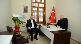 Başkan Özkan'dan Kahraman'a ziyaret